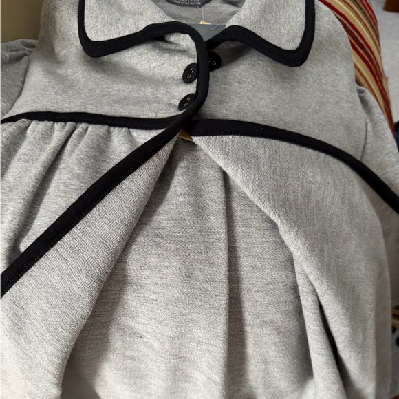 Motto Gray Jacket with Black Trim - Picture 3 of 6